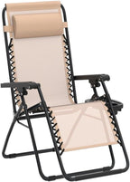 Set of 2 Zero Gravity Chairs Lounge Chair - Image 5