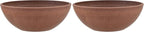 PSW Pot Collection Shallow Bowl Planter, 10-inch | Terra Cotta Color | Pack of by PSW