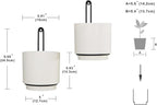 2 Pcs Wall Mounted Hanging Planter Vase - Image 2