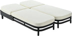 LUMISOL Outdoor Lounge Chair Set of 2, Modern Aluminum Chaise Loungers - Image 8