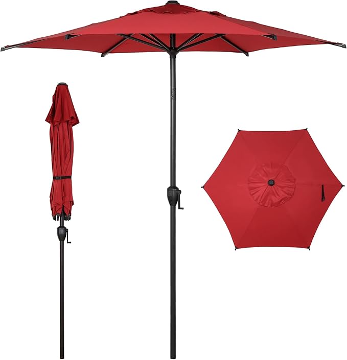 Abba Patio 7.5FT Lyon Outdoor Patio Umbrella Outdoor Table Umbrella by AbbaPatio