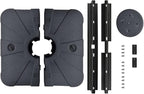 EliteShade USA 33" x 33" Offset Patio Umbrella Base Sand/Water Filled Square - Image 5