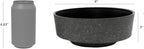 The HC Companies 8 Inch Round Plastic Succulent Capri Bowl Decorative Indoor - Image 5
