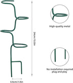 Set of 3 Sturdy Metal Plant Support Stakes - Image 2