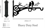Multipurpose Hanging Basket Plant Brackets Outdoor Indoor, Heavy Duty Solid - Image 4