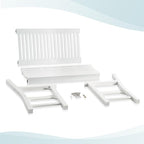 Psilvam 2-Person Poly Lumber Outdoor Bench - Image 4