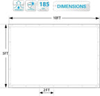 EMERIT 90% Shade Cloth Sun Shade Fabric Privacy Screen Shade Cover - Image 4