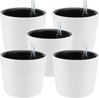 5 Pack 7 Inch Self Watering Planter by HEIHAK