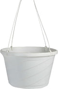 The HC Companies Euro Hanging Basket Planter Decorative 12-Inch Large Plastic by TheHCCompanies