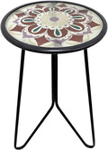 LIFFY Outdoor Side Table, Indoor Round Home Decor End Table & Accent Table by LiffyArt