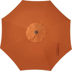 Blissun 9' Outdoor Patio Umbrella, Outdoor Table Umbrella, Yard Umbrella - Image 5