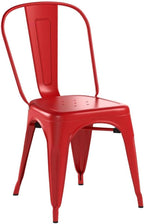 FDW Metal Dining Chairs Set of 4 Indoor Outdoor Chairs Patio Chairs Kitchen - Image 5