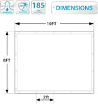 90% Shade Cloth Sun Fabric Privacy Screen Cover - Image 3