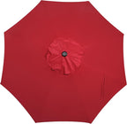 Blissun 9' Outdoor Patio Umbrella, Outdoor Table Umbrella, Yard Umbrella - Image 3