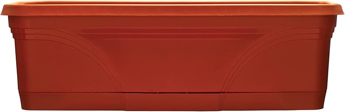 Southern Patio 36 in Medallion Hanging Windowsill Garden Box Planter, Terracotta by SouthernPatio