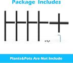 Plant Stand for 10"-16" Plant Pot Indoor Outdoor Corner, Adjustable Metal Heavy - Image 3