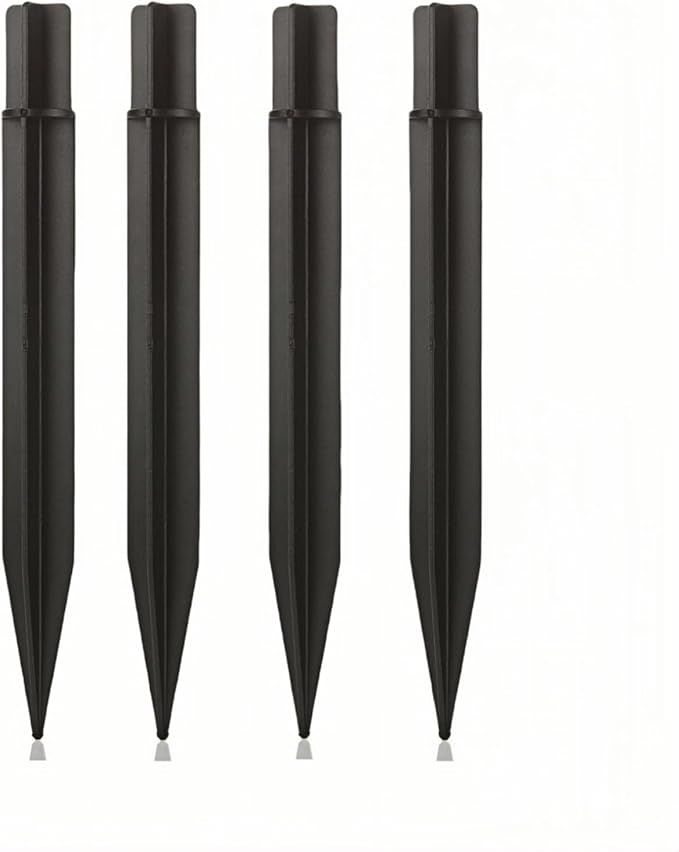 8.25" Reinforced ABS Plastic Solar Ground Spikes by Unknown