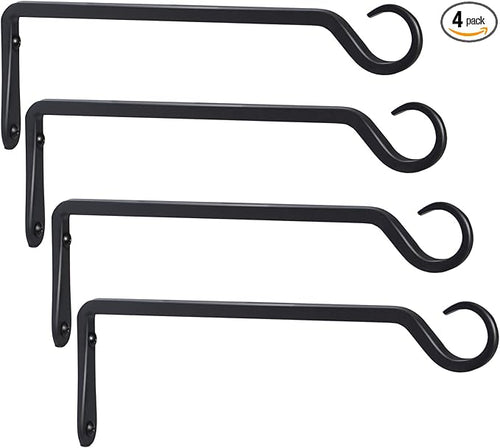 12inch 4 Pack Plant Hanger, Sturdy Hanging Plant Hangers Outdoor, Bird Feeder by YELOKIE