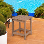 LZRS Adirondack Square Outdoor Side Table - Image 5