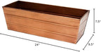 Achla Designs C-20C Copper Plated Flower Box, Medium Window Flowerbox Planter - Image 11