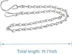 YINGFENG 6 Pack 19.7 Inch Silver Hanging Chain - Image 4