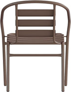 Flash Furniture Lila Metal Restaurant Stack Chairs - Image 5