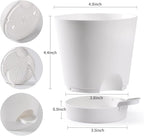 Plant Pots 6 PCS 5 inch Self Watering Planters High Drainage Flowers Pot - Image 2
