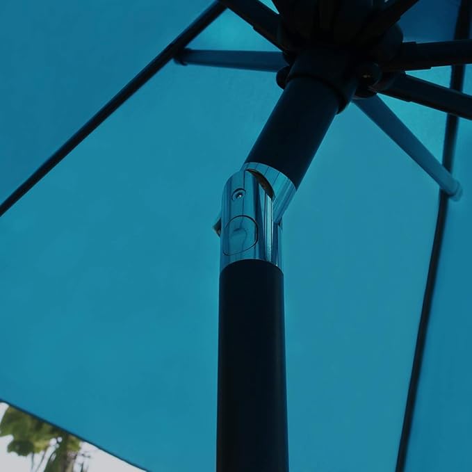 Sunnyglade 9' Solar LED Lighted Patio Umbrella - Image 3