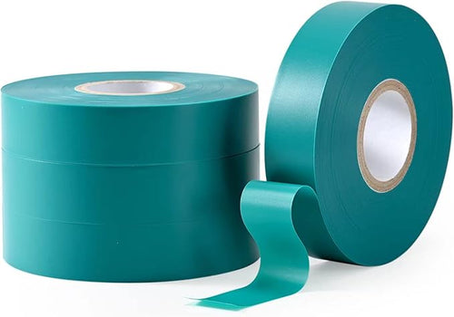 4 Rolls Stretch Tie Tape, 1” Wide 200FT Reusable Garden Plant Ties Green Tapes by TELENT+OUTDOORS