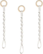 3 Pack Adjustable Macrame Plant Hanger Extenders Connectable Rope Hanging Plant by SUMERSHA