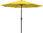 MEWAY 9ft Patio Umbrella Outdoor Table Umbrellas by MEWAY