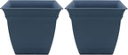 The HC Companies 6 Inch Eclipse Square Planter by TheHCCompanies