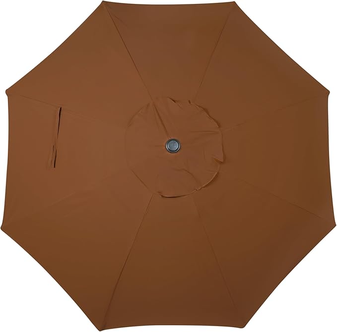 Blissun 9' Outdoor Patio Umbrella, Outdoor Table Umbrella, Yard Umbrella - Image 4