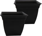 The HC Companies 12 Inch Eclipse Square Planter Pots by TheHCCompanies