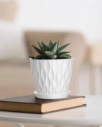 6 Inch Plant Pots, 6 Pack Indoor Flower Pots, Planters - Image 7
