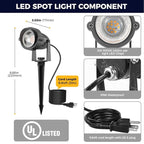 L LOHAS LED 5W Dusk to Dawn Outdoor Lighting, Auto On/Off 6000K Landscape - Image 4