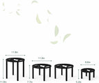 Zhongma Set of 4 Fully Assembled Metal Plant Stand - Image 4