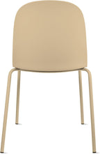 2xhome Parent Modern Stackable Armless Dining Chair | Plastic Shell Seat - Image 7