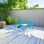 Kozyard Outdoor Chaise Lounge Chair, Full Flat Adjustable Patio Lounger - Image 5
