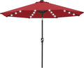 ABCCANOPY Durable Solar Led Patio Umbrellas by ABCCANOPY