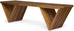 Christopher Knight Home Esme Outdoor Acacia Wood Bench, Teak Finish by ChristopherKnightHome