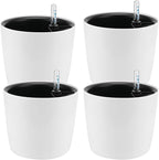 4 Pack 7 Inch Self Watering Planter by HEIHAK