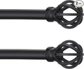 Curtain Rods for Windows 28 to 60 Inch by Poskena