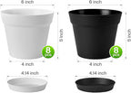 homenote Plant Pots, 6 Inch Flower Pots - Image 4