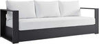 Modway Tahoe Aluminum Outdoor Patio Sofa in Gray White by Modway