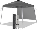 Canopy Tent, 10X10 FT Pop Up Canopy Outdoor Tent Slant Legs by Oneofics