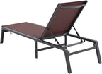 VEVOR Chaise Lounge Chair Outdoor, Aluminum Patio Lounge Chairs - Image 10