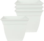 The HC Companies 8 Inch Eclipse Square Planter Pots by TheHCCompanies