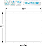 90% Shade Cloth Sun Shade Fabric Privacy Screen Shade Cover - Image 3