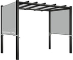 17x6.8 Ft Universal Pergola Replacement Canopy, Outdoor Canopy Shade Cover by TNGAN